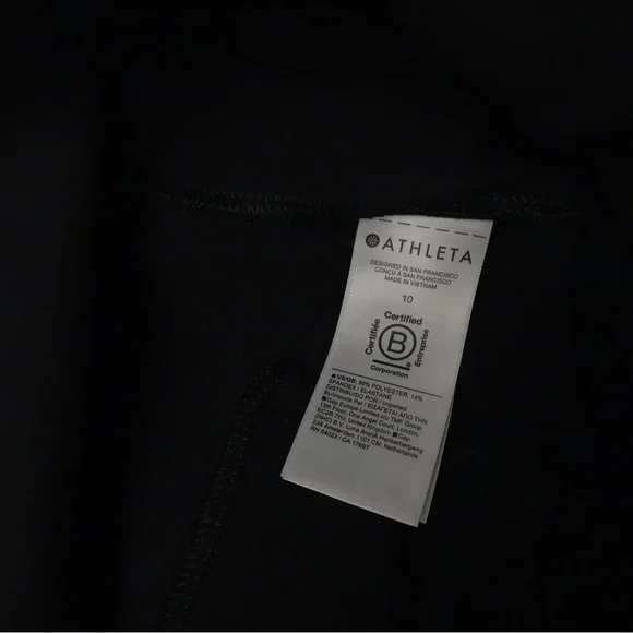 Athleta Black Wide Leg Pants - Picture 4 of 7